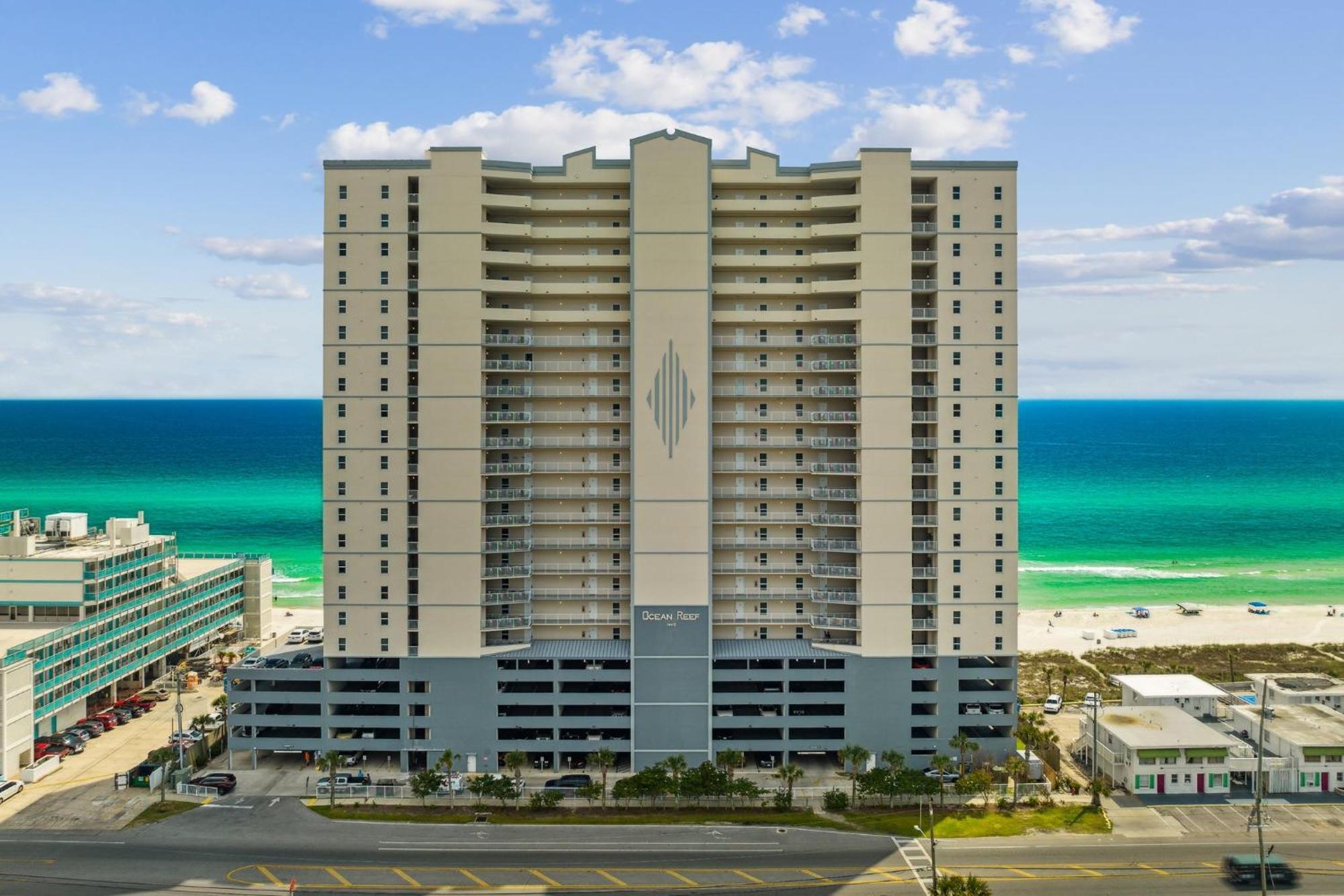 Ocean Reef Beach Resort! Beach Front! Free Seasonal Beach Chairs! By Dolce Vita Getaways Pcb パナマシティービーチ エクステリア 写真